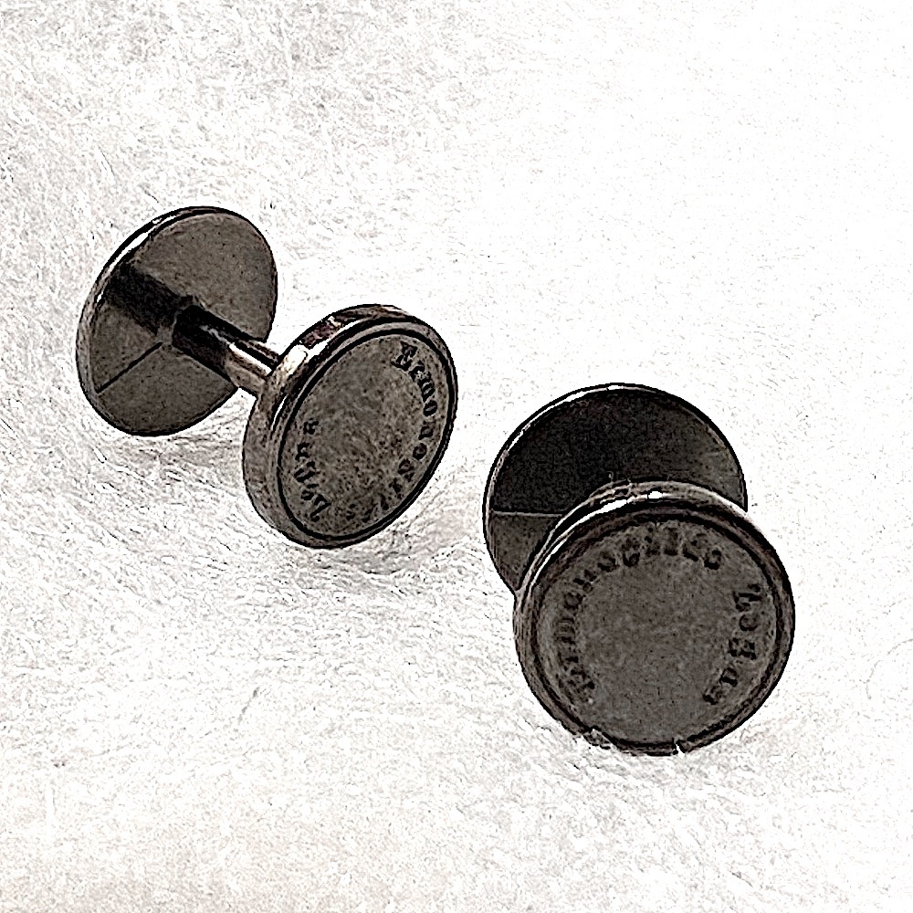 Ermenegildo Zegna stainless steel Cufflinks